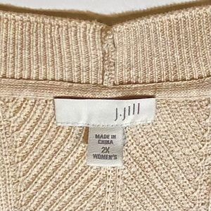 Beautiful Heather Beige J. Jill Sweater